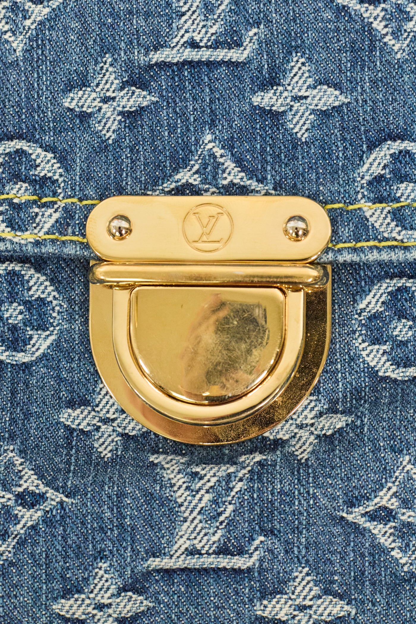 Louis Vuitton Denim Monogram Tote