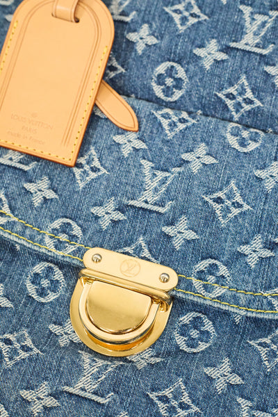 Louis Vuitton Denim Monogram Tote