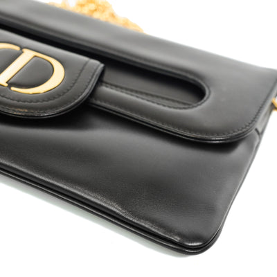Christian Dior Black Calfskin DiorDouble Bag