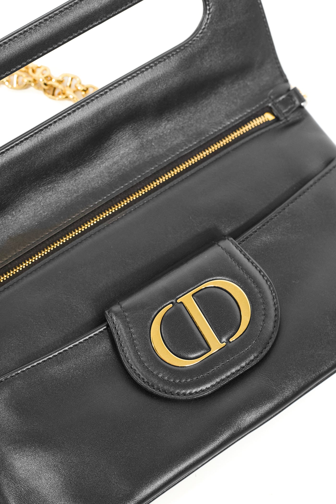 Christian Dior Black Calfskin DiorDouble Bag