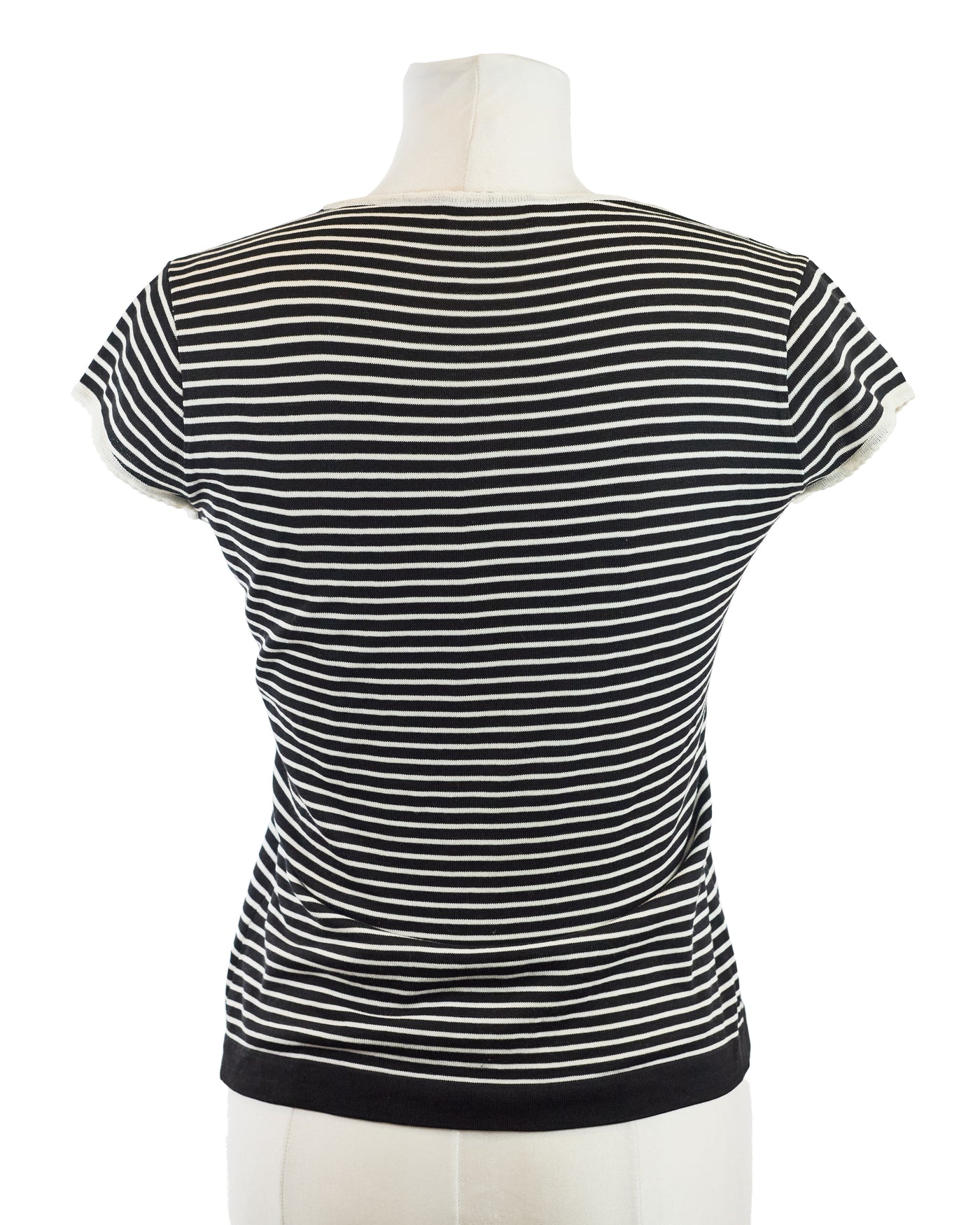 Chanel Vintage Striped CC T-Shirt