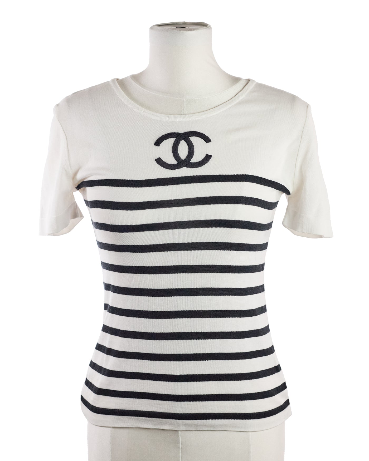Chanel 1994 SS Runway XL CC Logo Top