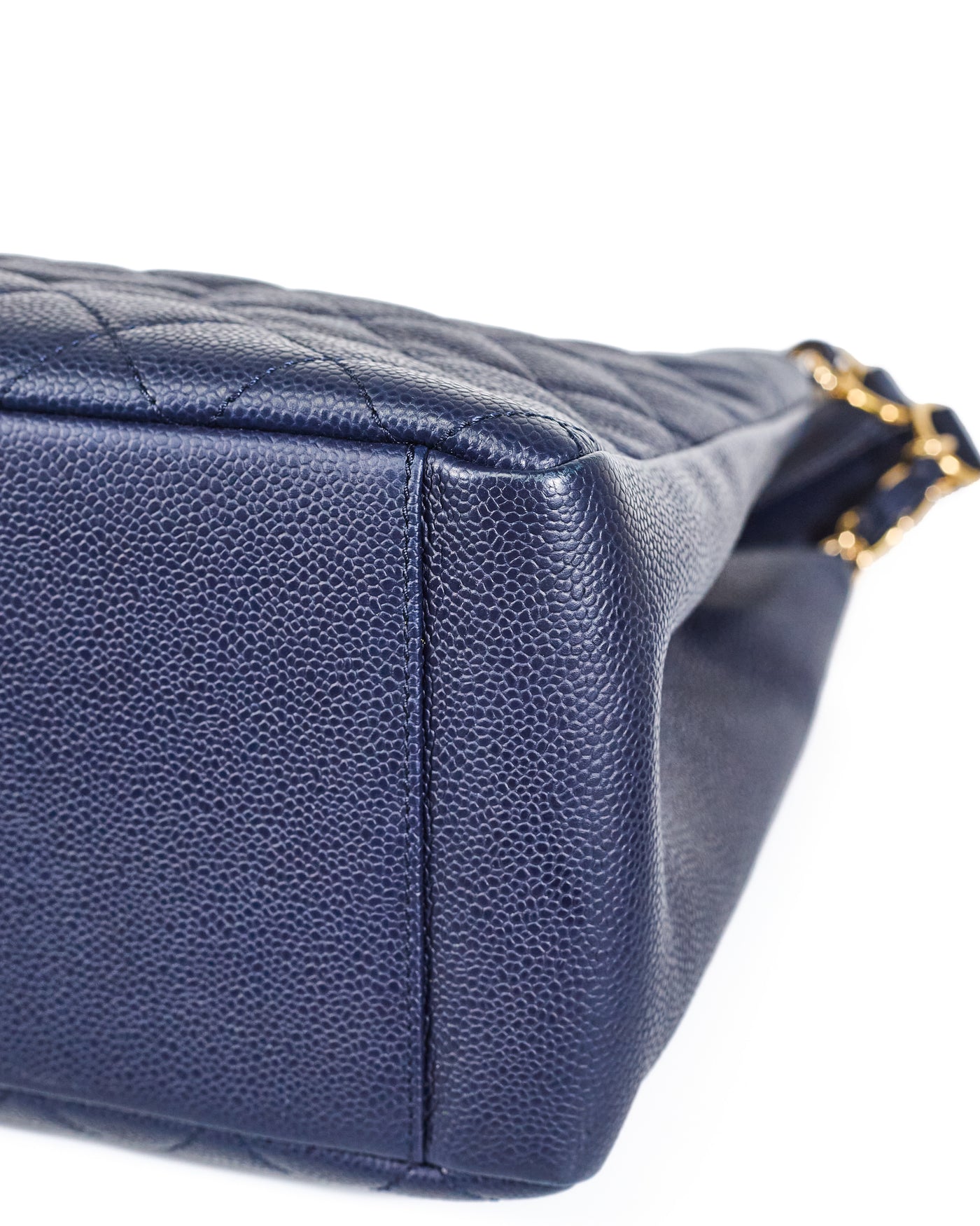 Chanel Navy Blue Caviar GST