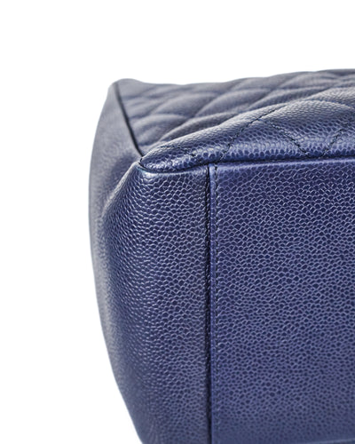 Chanel Navy Blue Caviar GST