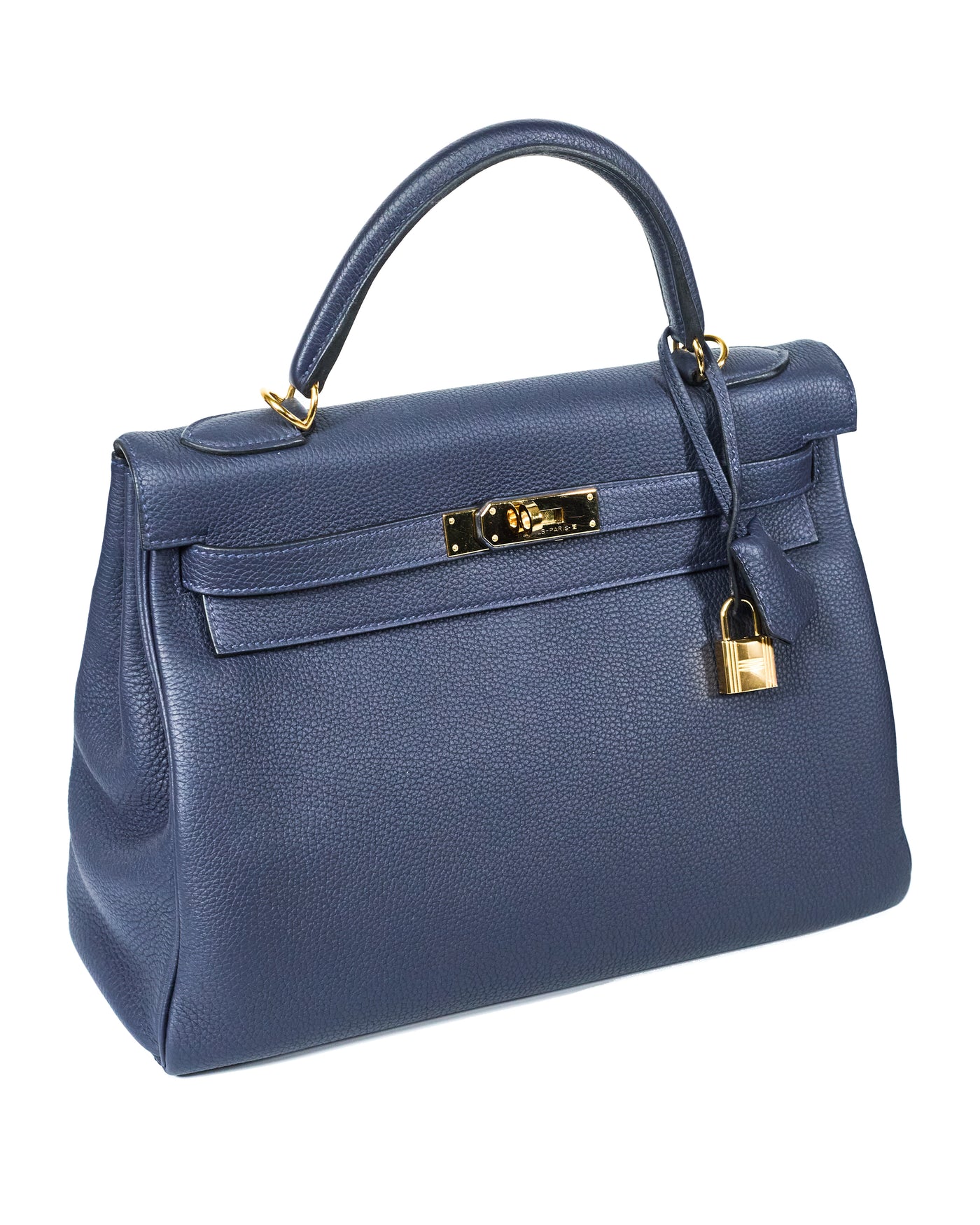 Hermes Navy Blue Togo Kelly 32