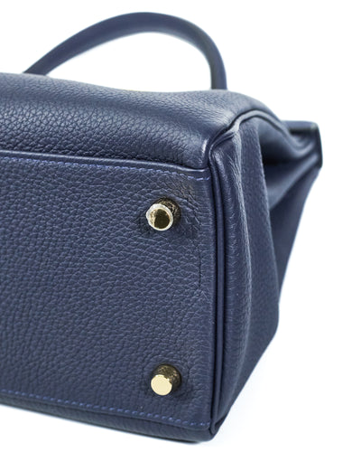 Hermes Navy Blue Togo Kelly 32