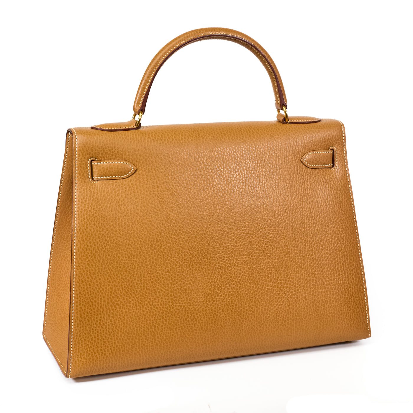 Hermes Vintage Natural Sable Ardennes Kelly 32