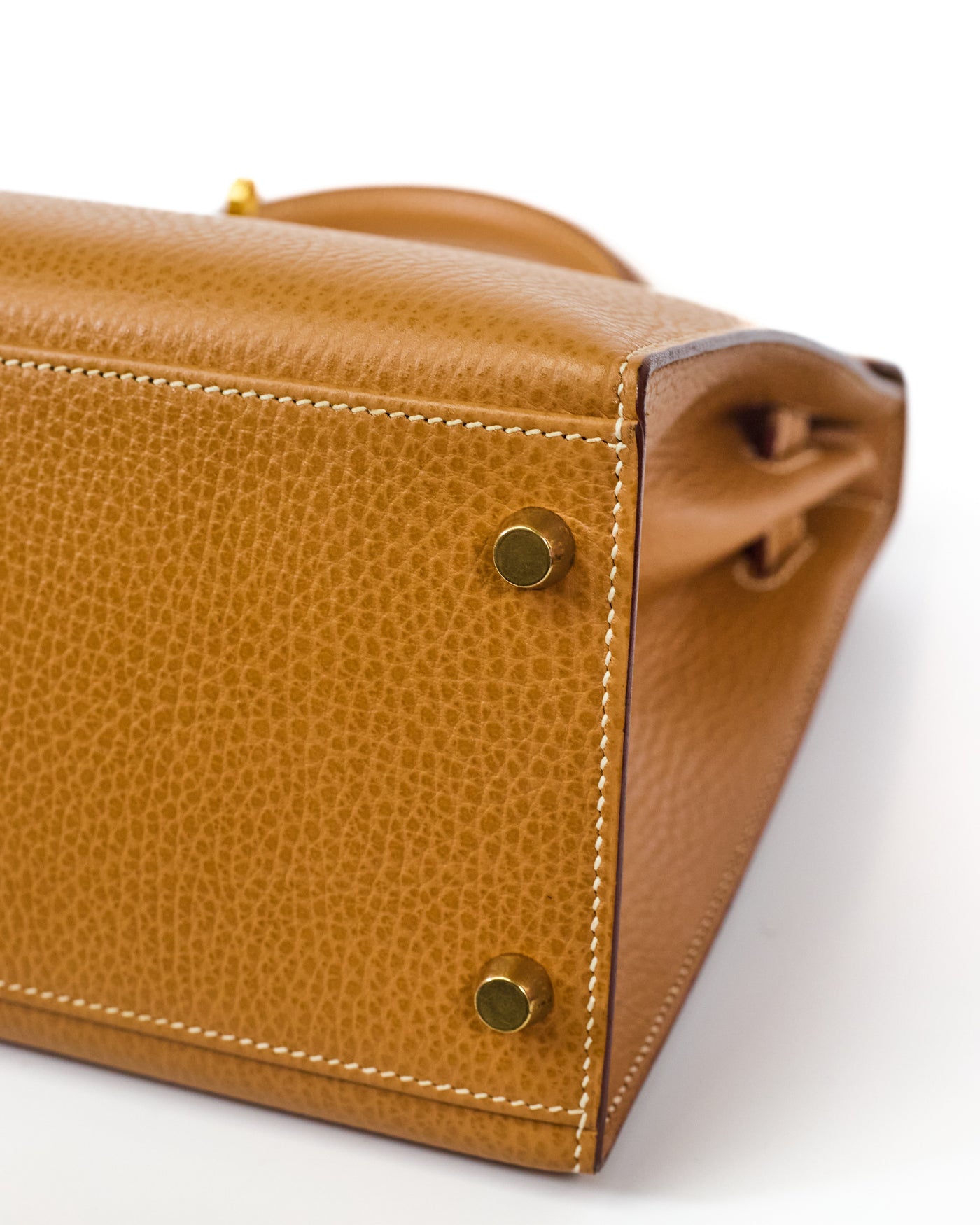 Hermes Vintage Natural Sable Ardennes Kelly 32