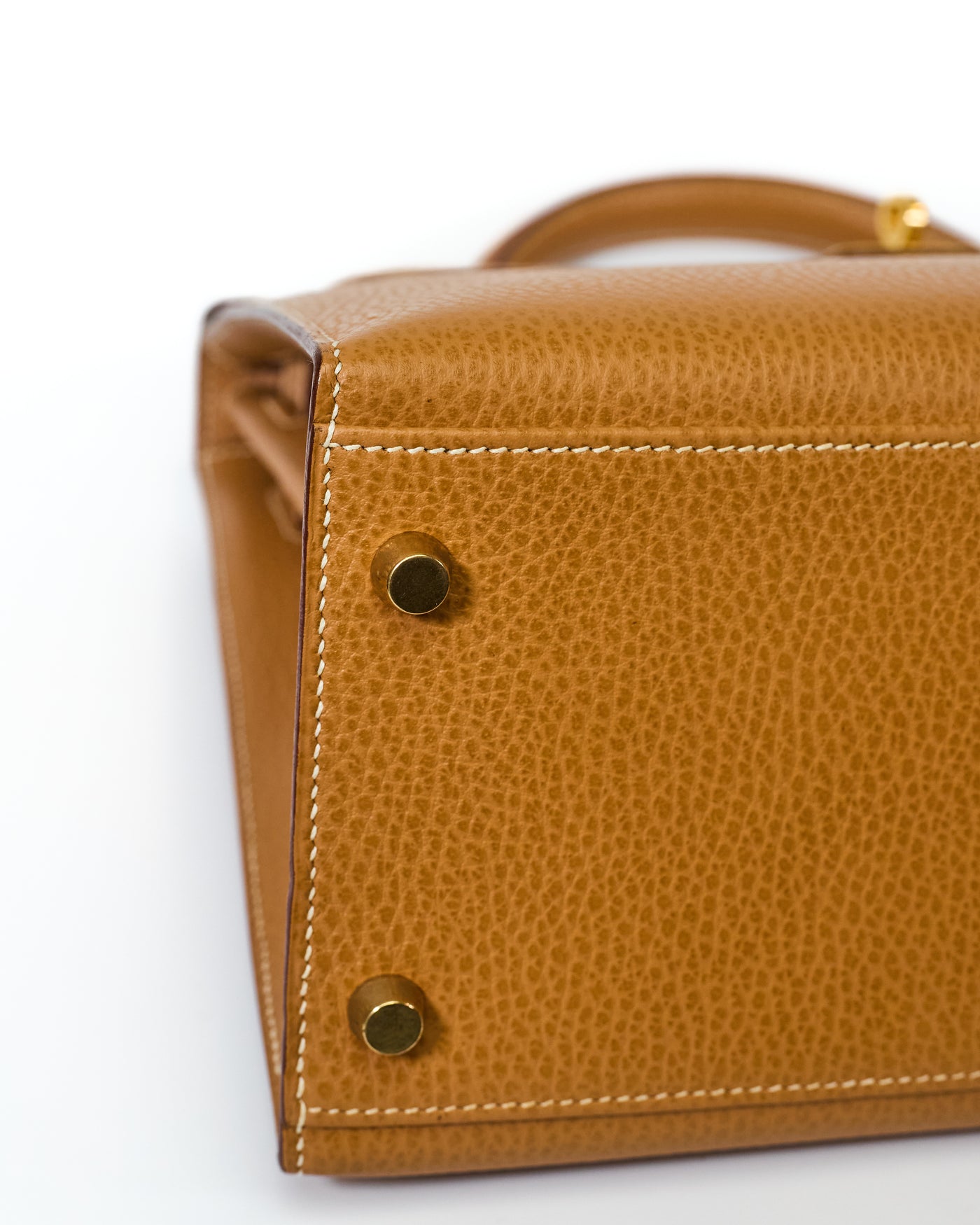 Hermes Vintage Natural Sable Ardennes Kelly 32
