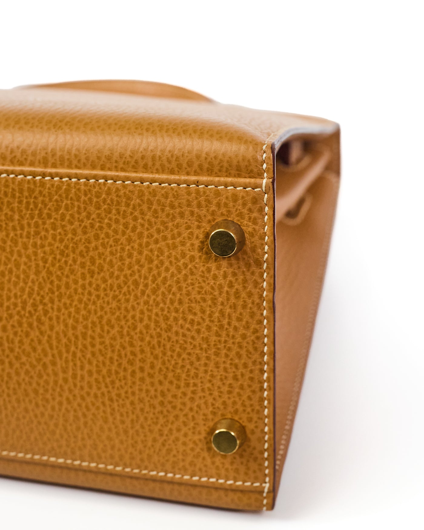 Hermes Vintage Natural Sable Ardennes Kelly 32