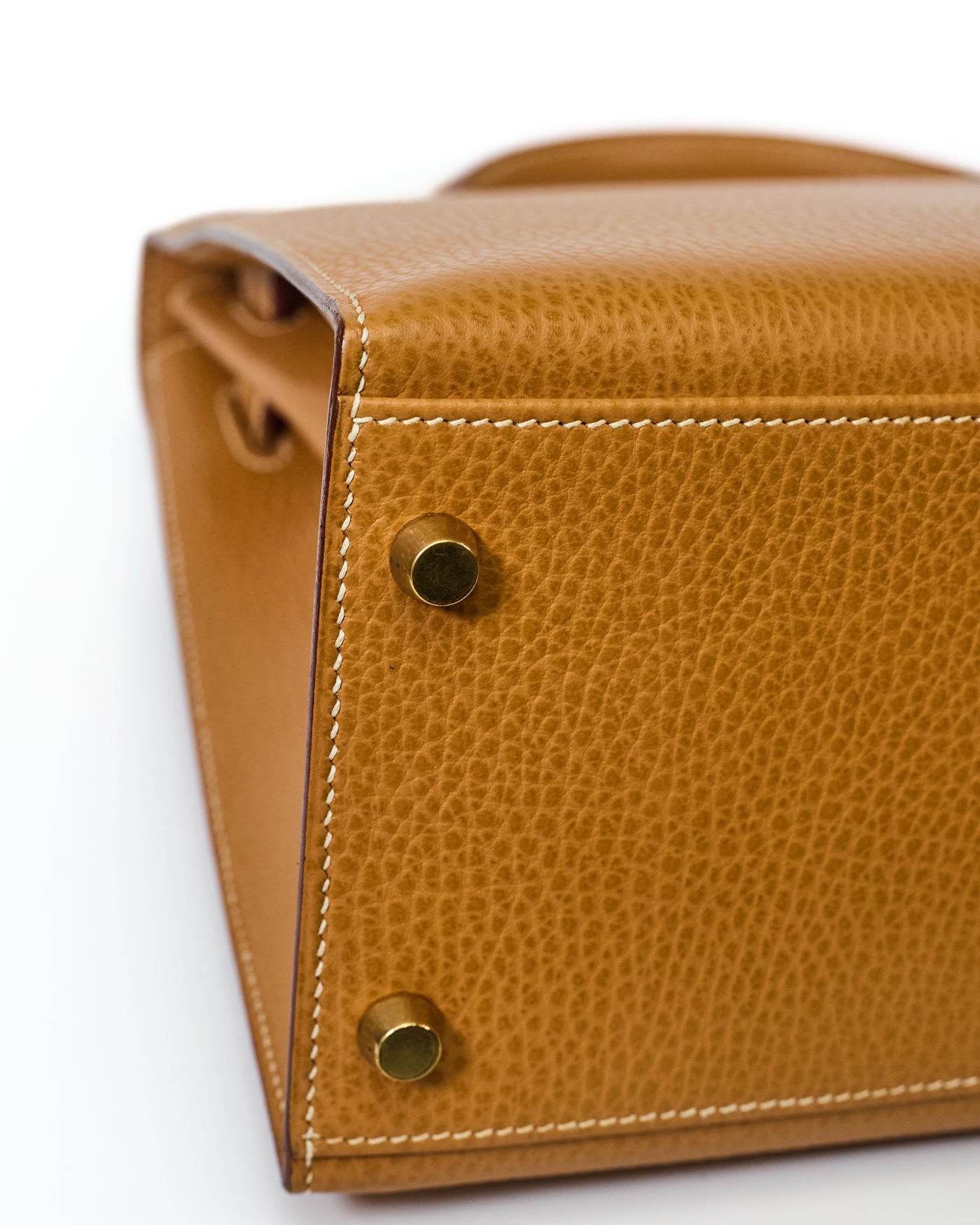 Hermes Vintage Natural Sable Ardennes Kelly 32