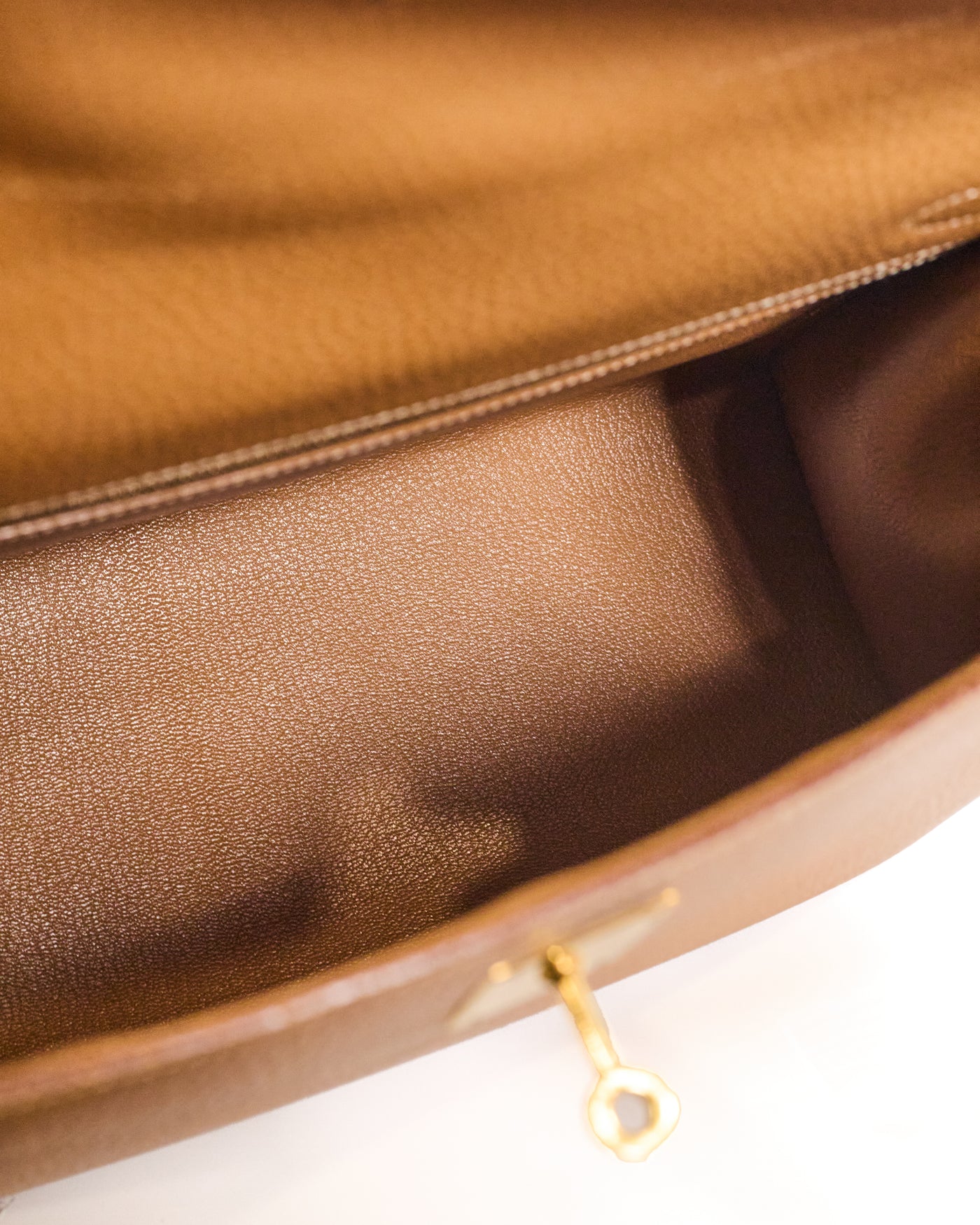 Hermes Vintage Natural Sable Ardennes Kelly 32