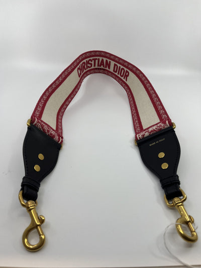 Dior Red Toile De Jouy Strap