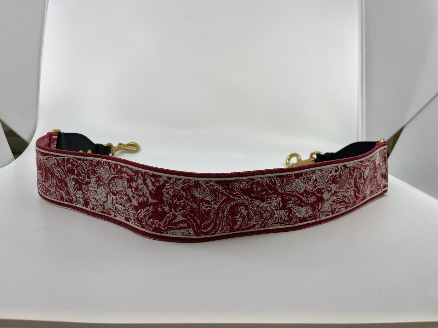 Dior Red Toile De Jouy Strap