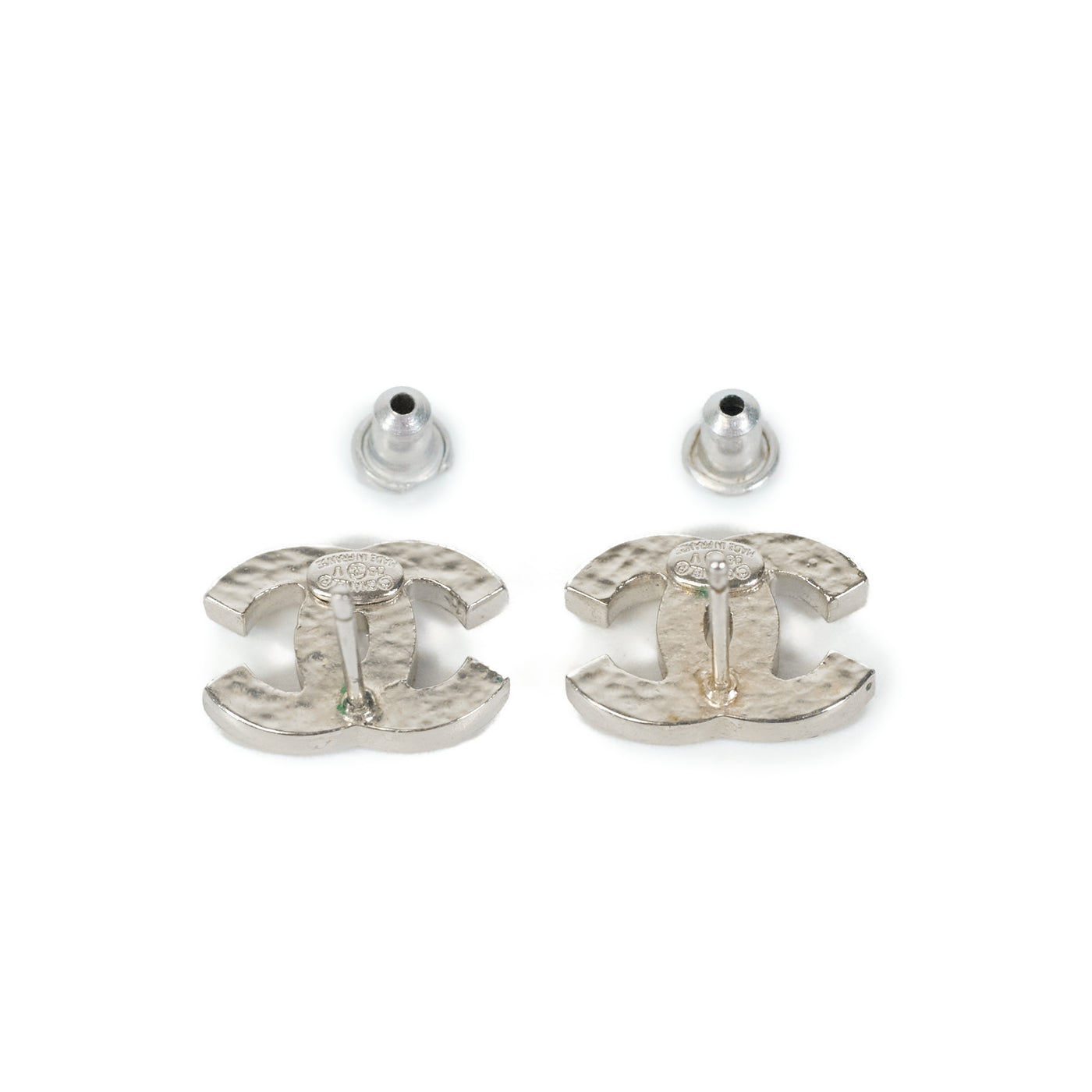 Chanel Crystal CC Studs