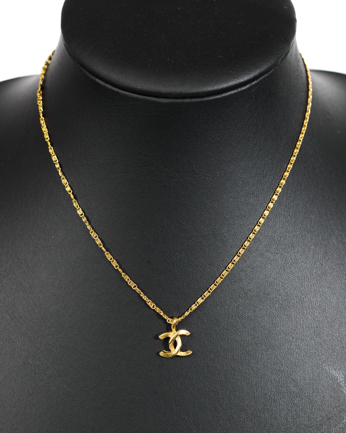 Chanel Vintage CC Pendant Necklace