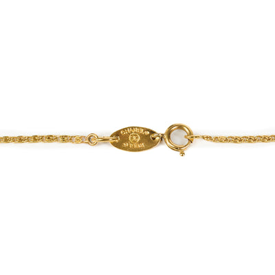 Chanel Vintage CC Pendant Necklace