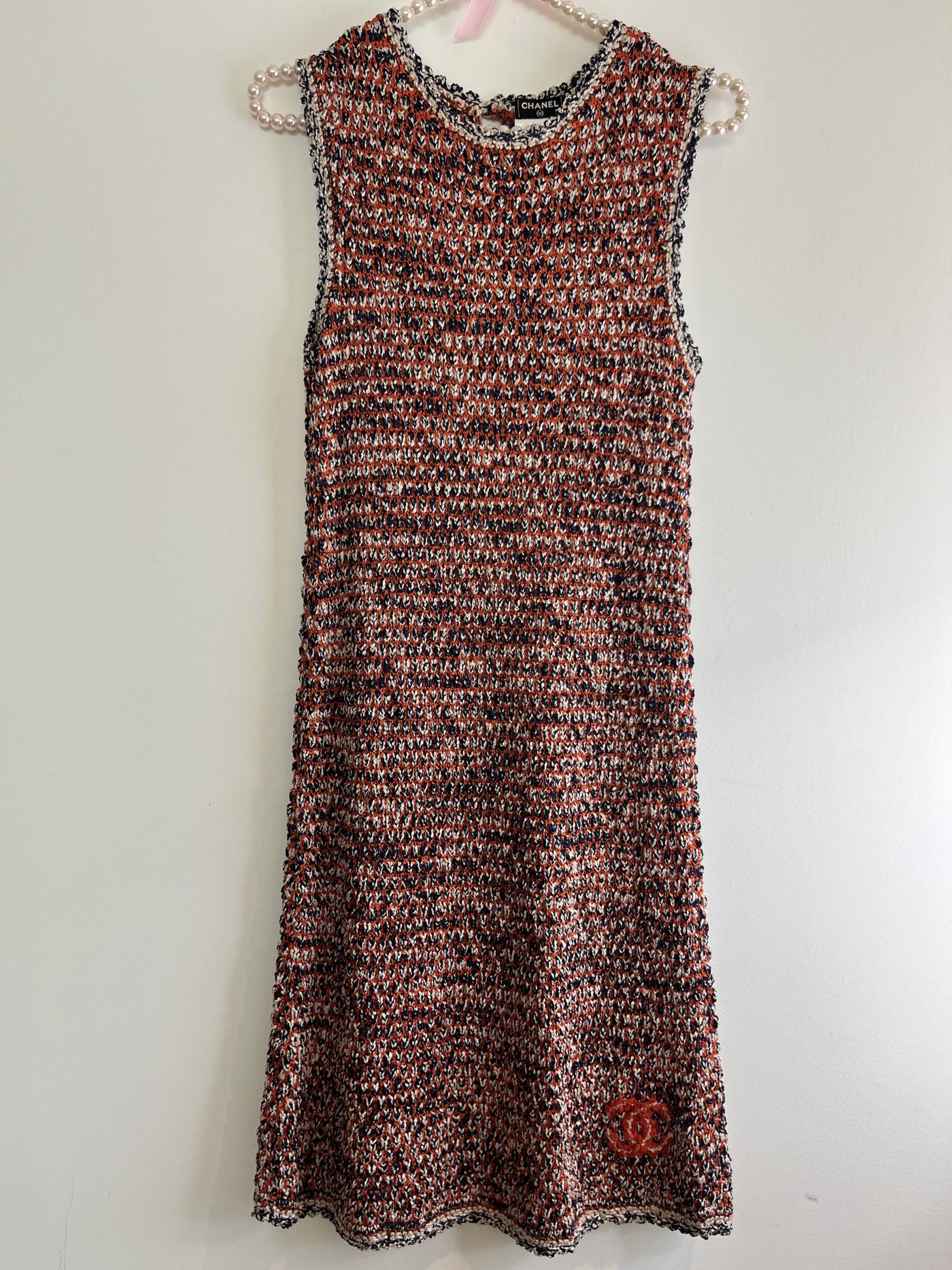 Chanel Multicolor Crochet Dress