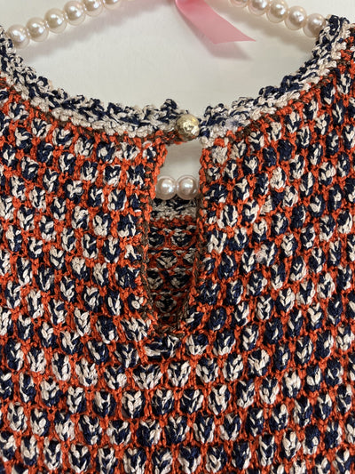 Chanel Multicolor Crochet Dress