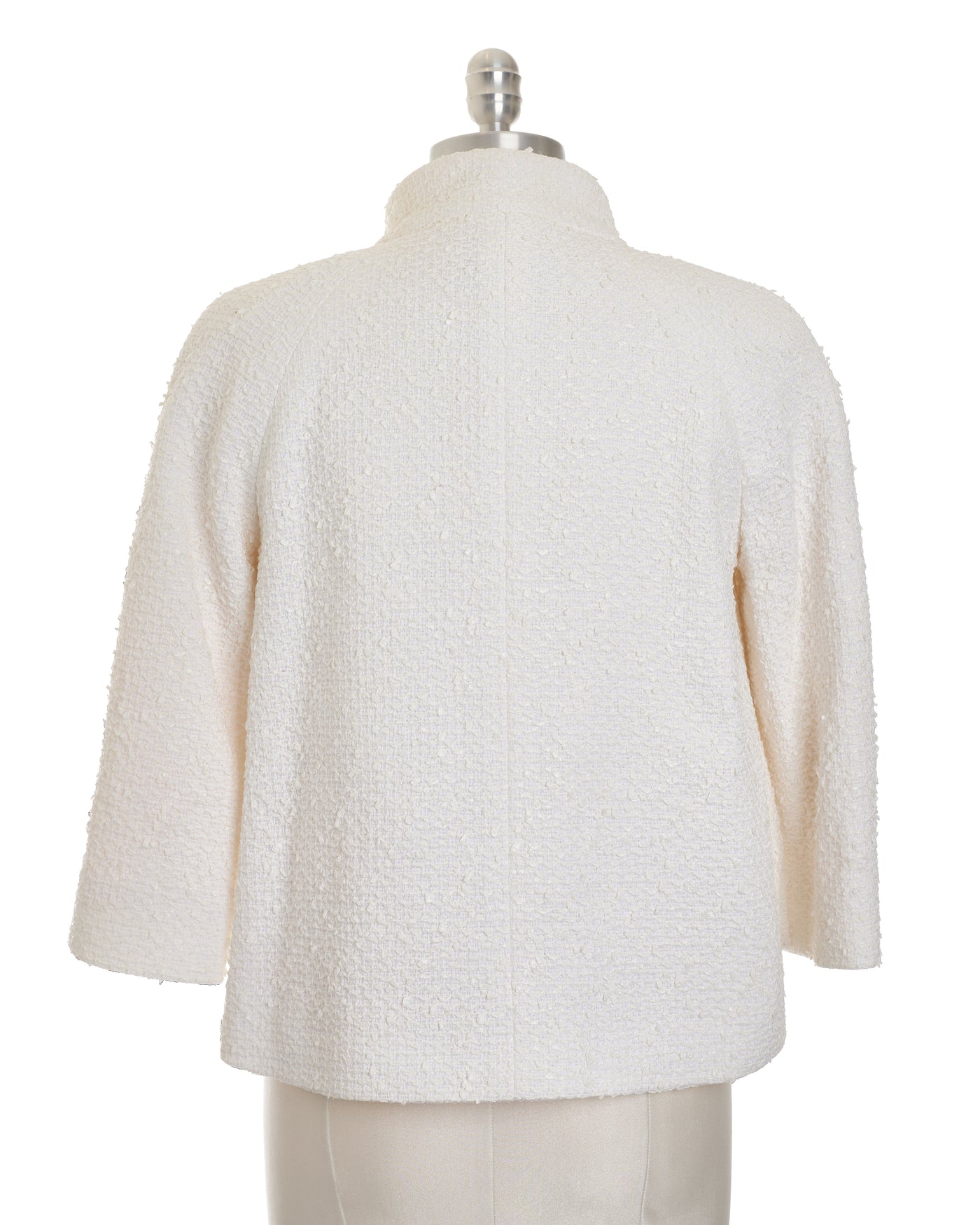 Chanel 2018 Cruise Runway White Tweed Jacket