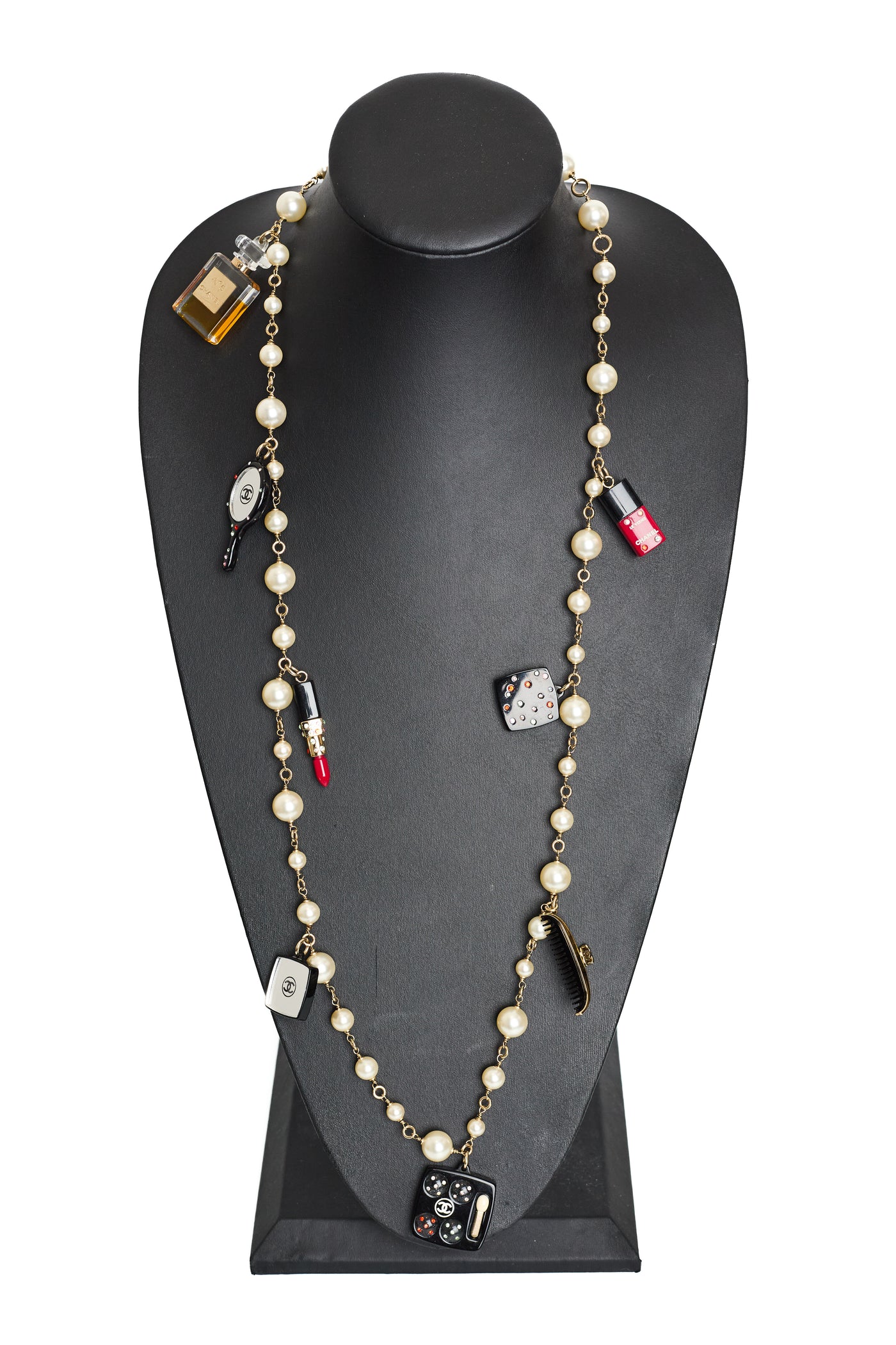 Chanel Vintage CC Beauty Icon Charm Necklace