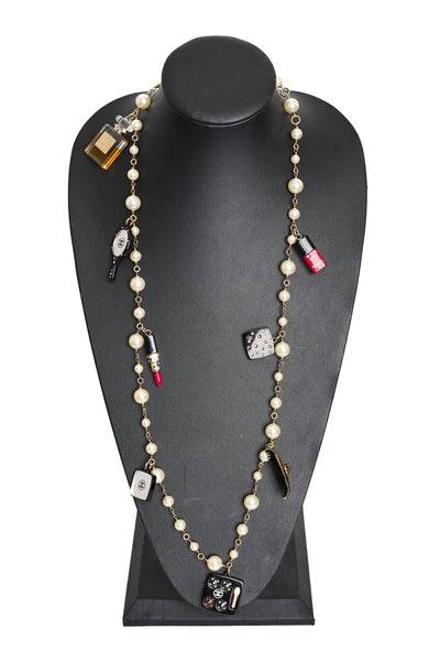 Chanel Vintage CC Beauty Icon Charm Necklace