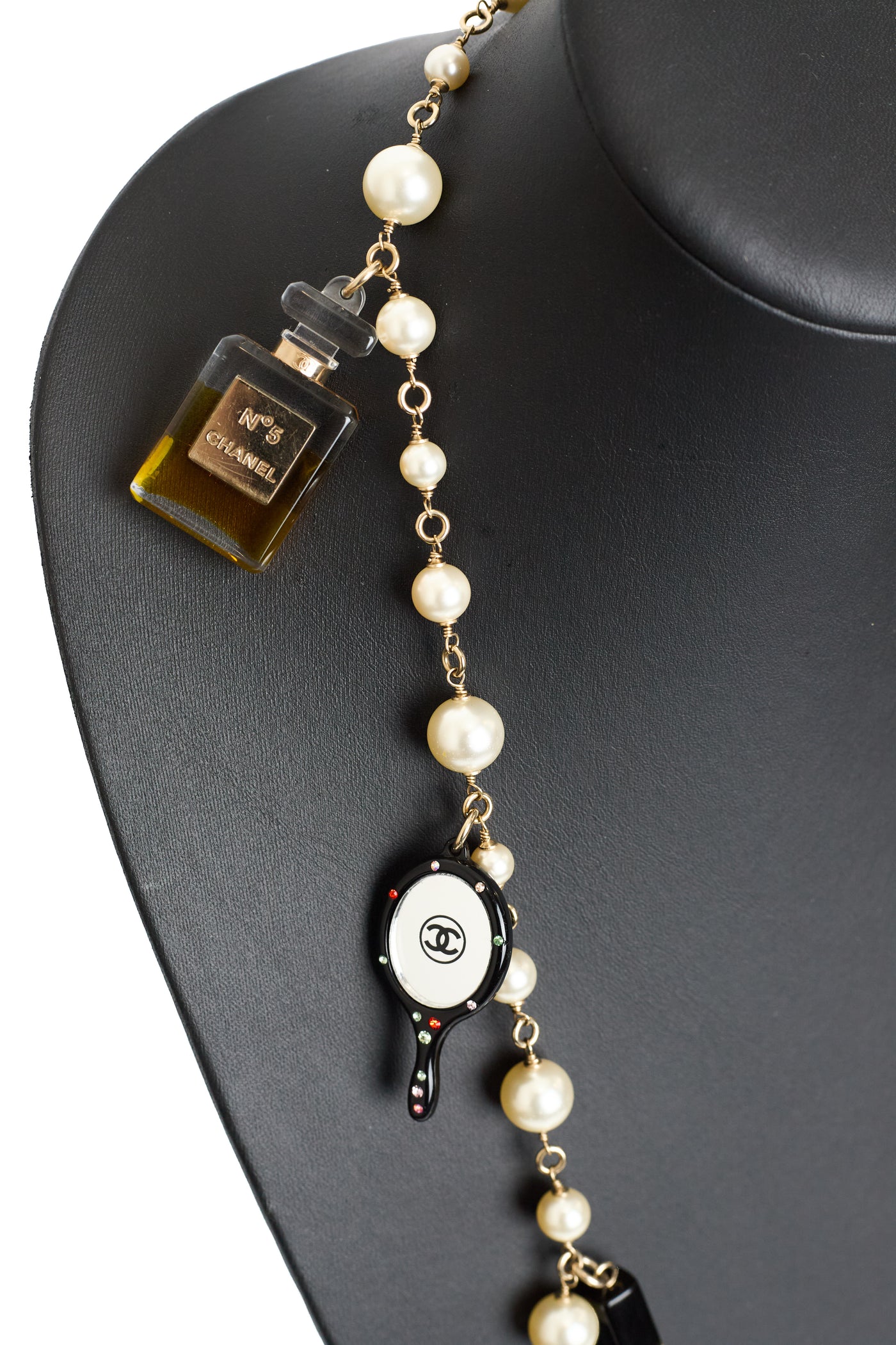 Chanel Vintage CC Beauty Icon Charm Necklace
