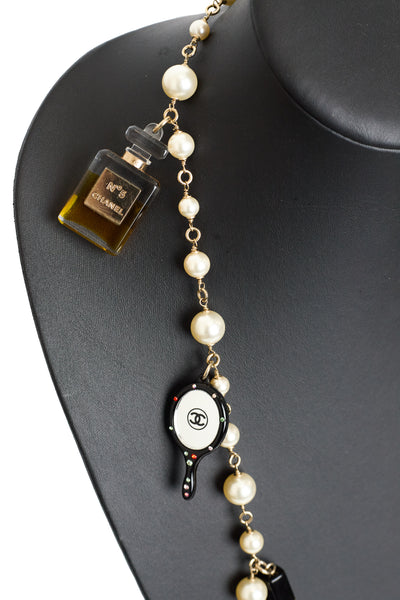 Chanel Vintage CC Beauty Icon Charm Necklace