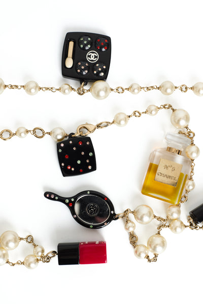 Chanel Vintage CC Beauty Icon Charm Necklace