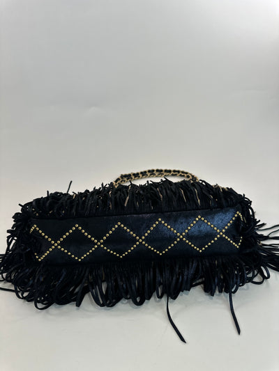 Chanel Rare 2014 Paris-Dallas Fringe Flap Bag