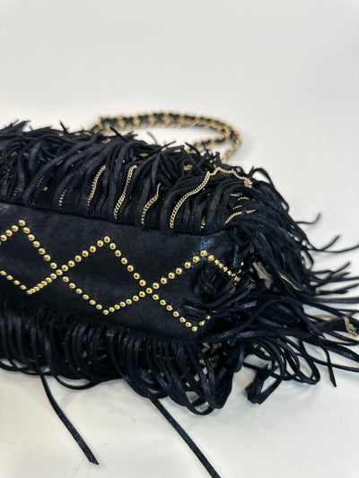 Chanel Rare 2014 Paris-Dallas Fringe Flap Bag