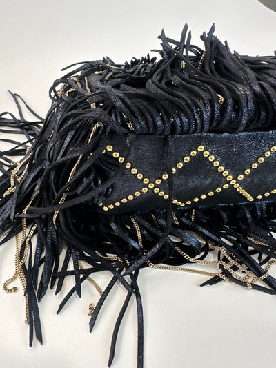 Chanel Rare 2014 Paris-Dallas Fringe Flap Bag