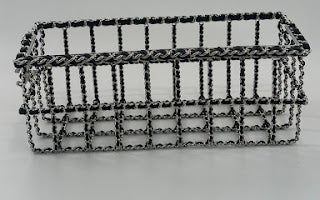 Chanel 2014 FW Runway Chain Link and Leather Basket Bag