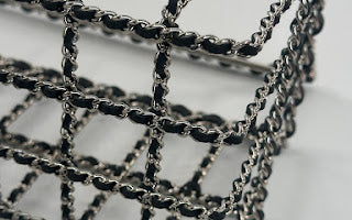 Chanel 2014 FW Runway Chain Link and Leather Basket Bag