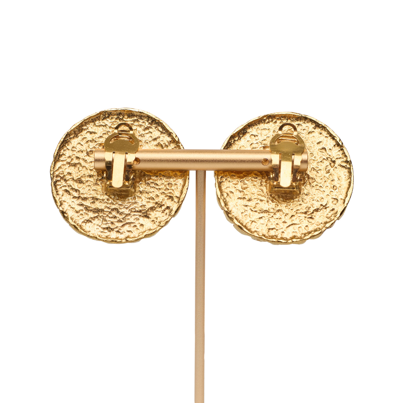 Chanel Vintage 1993 Cruise Documented XL CC Earrings