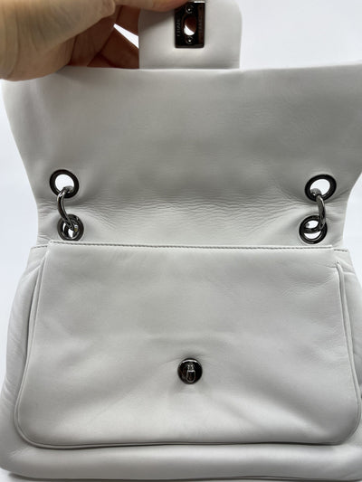 Chanel Ltd Ed Off White Chain Mail Shoulder Bag