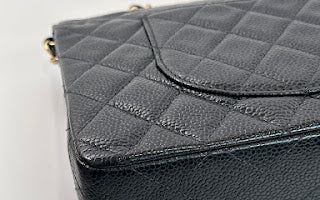 Chanel Vintage Black Caviar Classic Medium Double Flap