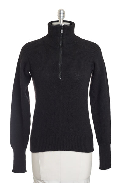 Chanel Vintage XXL CC Knit Quarter Zip