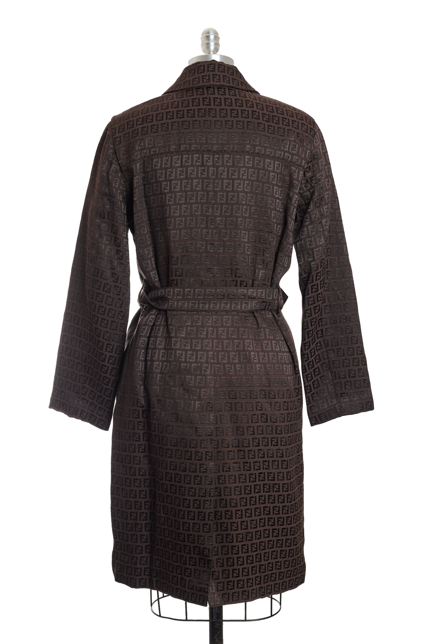 Fendi Vintage Monogram Trench Coat