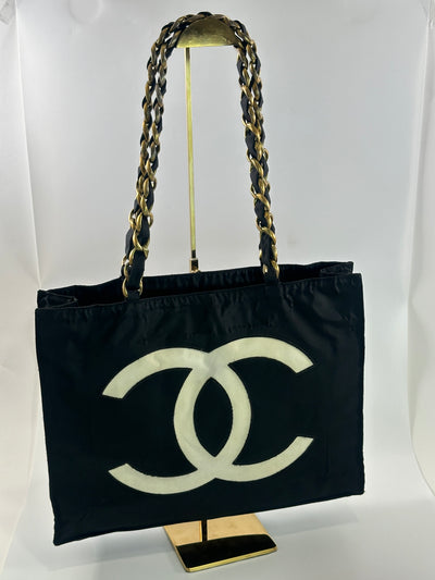 Chanel Vintage 1992 RW Runway XXL CC Tote
