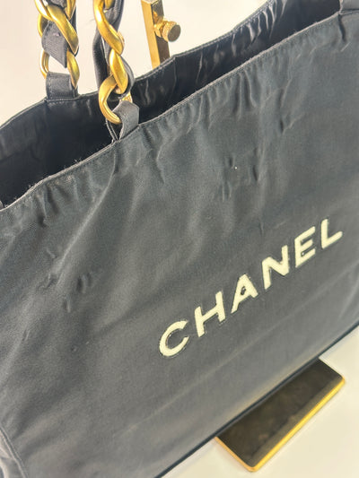 Chanel Vintage 1992 RW Runway XXL CC Tote