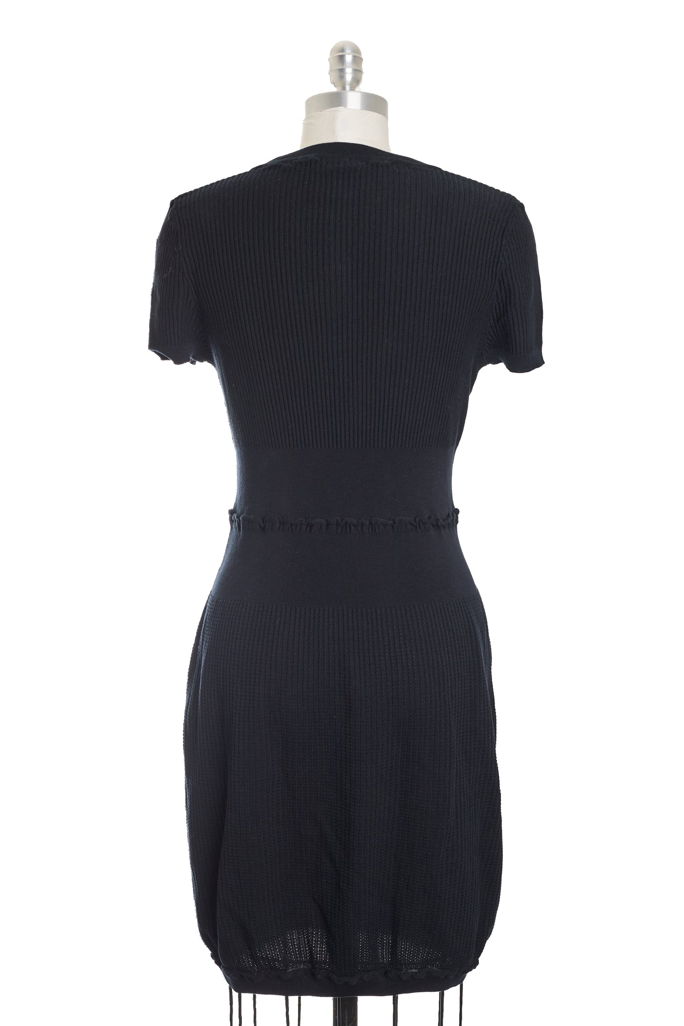 Chanel Midnight Blue Knit CC Dress