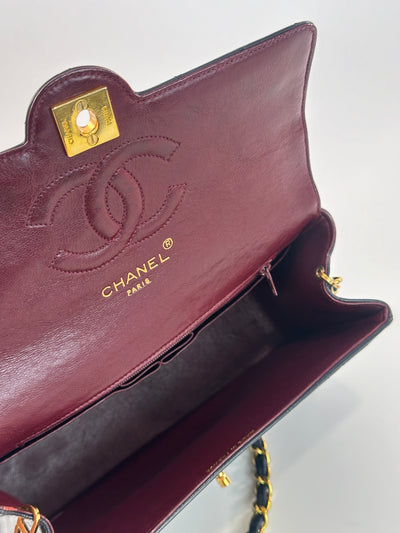 Chanel Vintage Black Lambskin CC Flap Bag