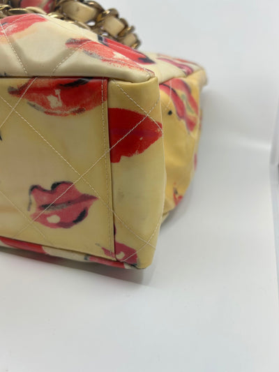 Chanel Runway Lips Print Tote
