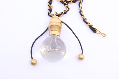 Chanel Ultra Rare Vintage 1994 SS Runway Light Bulb Necklace