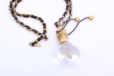 Chanel Ultra Rare Vintage 1994 SS Runway Light Bulb Necklace