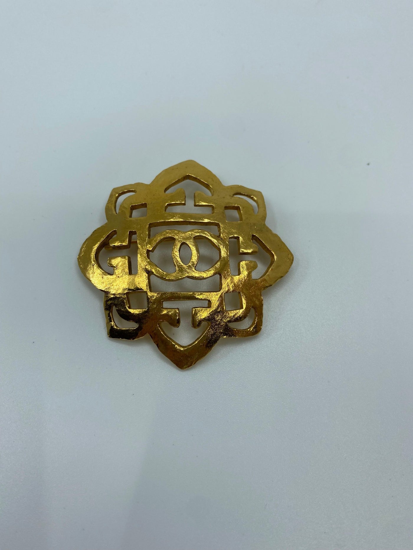 Chanel Flower CC Brooch