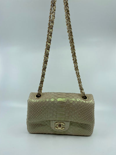 Chanel Iridescent Python Shoulder Bag