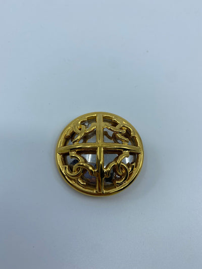 Chanel Vintage Two-Tone Brooch