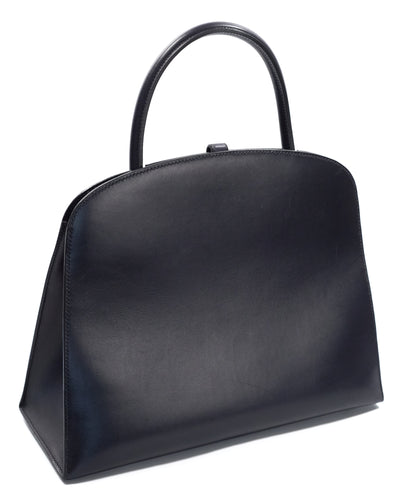 Hermes Vintage Navy Blue Box Calf Dalvi MM